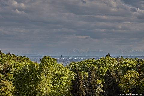 Gemeinde Marktl Landkreis Altötting Leonberg Biergarten Aussicht (Dirschl Johann) Deutschland AÖ